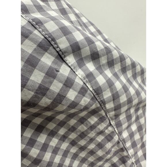 UnTUCKit Mens XXL Tall Regular Cotton Purple White Checkered Button Down Shirt - Picture 6 of 8